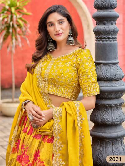 MEHVISH VOL 22 BY DANI CREATION DESIGNER SIKL LEHENGA CHOLI WHOLESALER IN INDIA